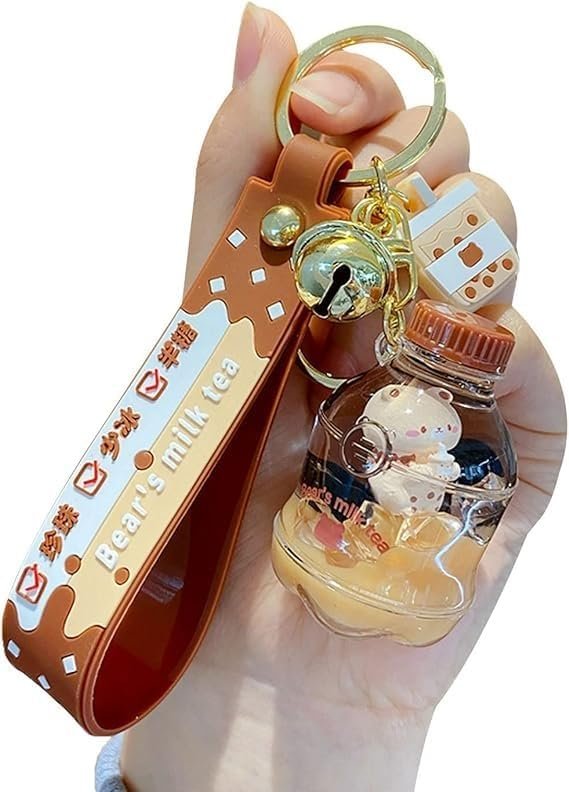 Bear's Milk Tea Keychain