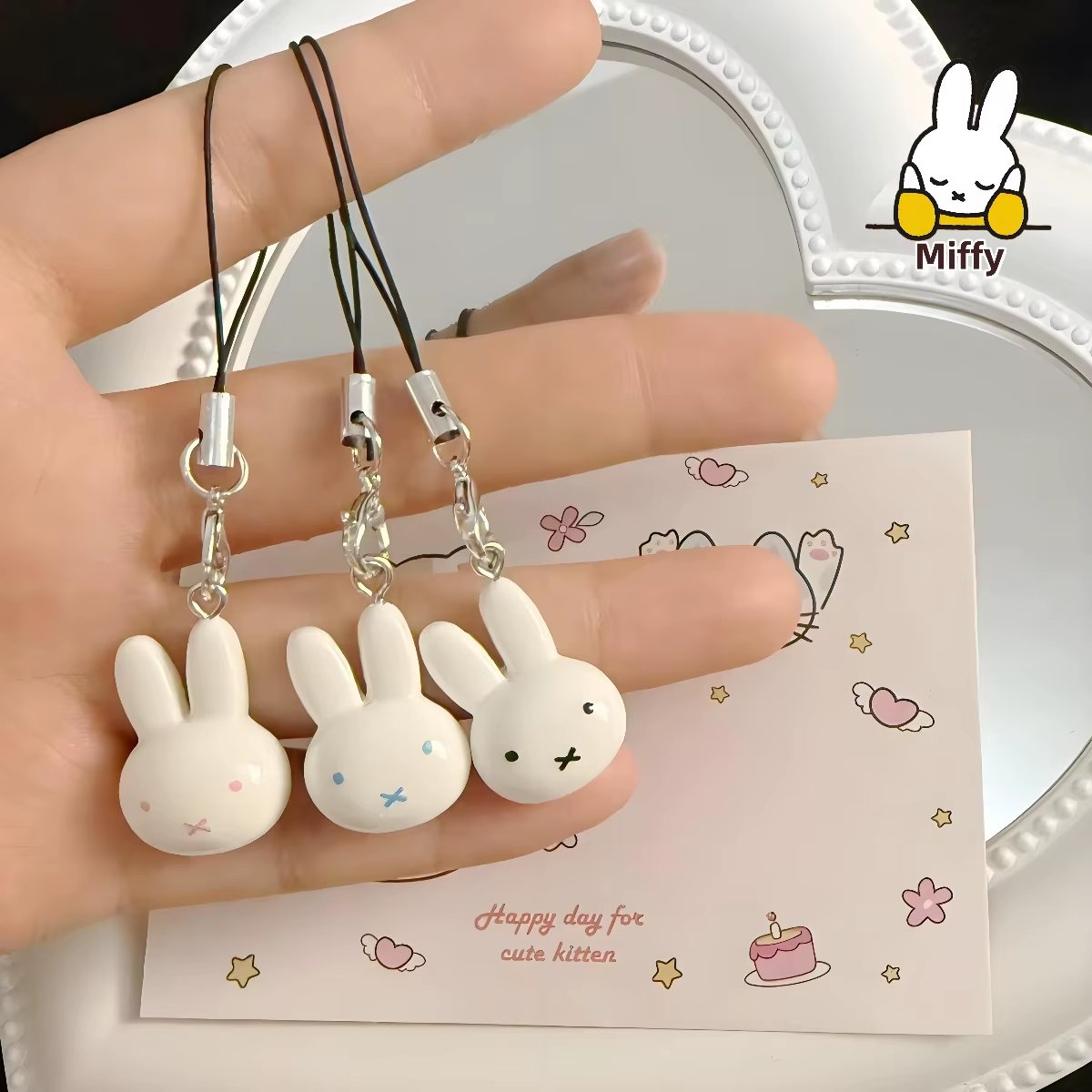 Miffy Rabbit Phone Charm
