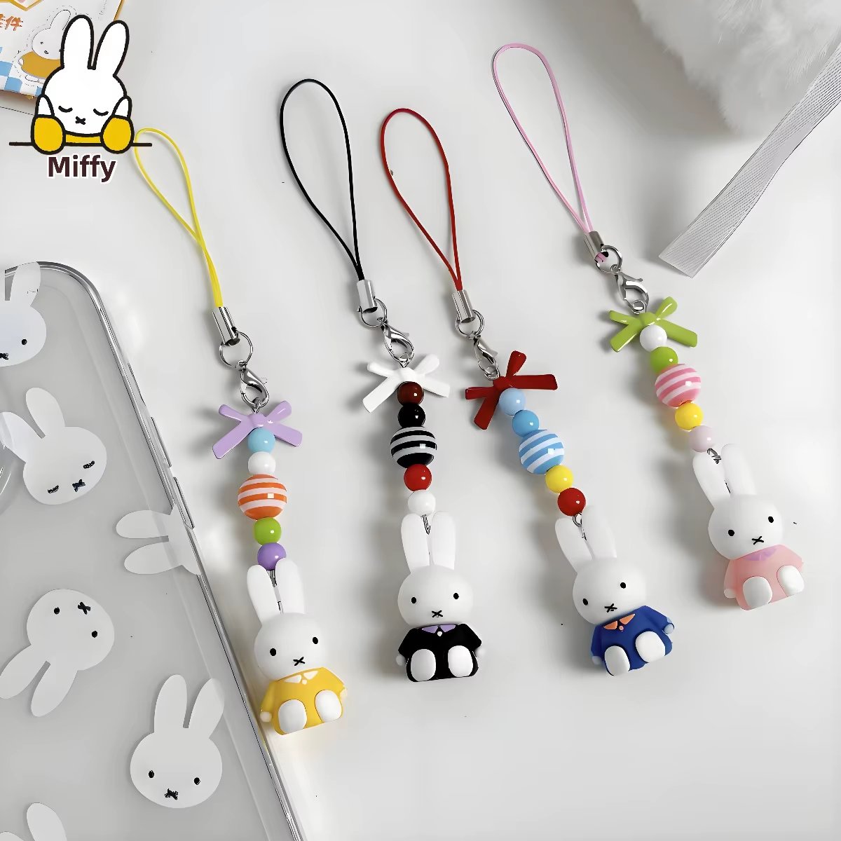 Miffy Y2K Bow Strap Charm